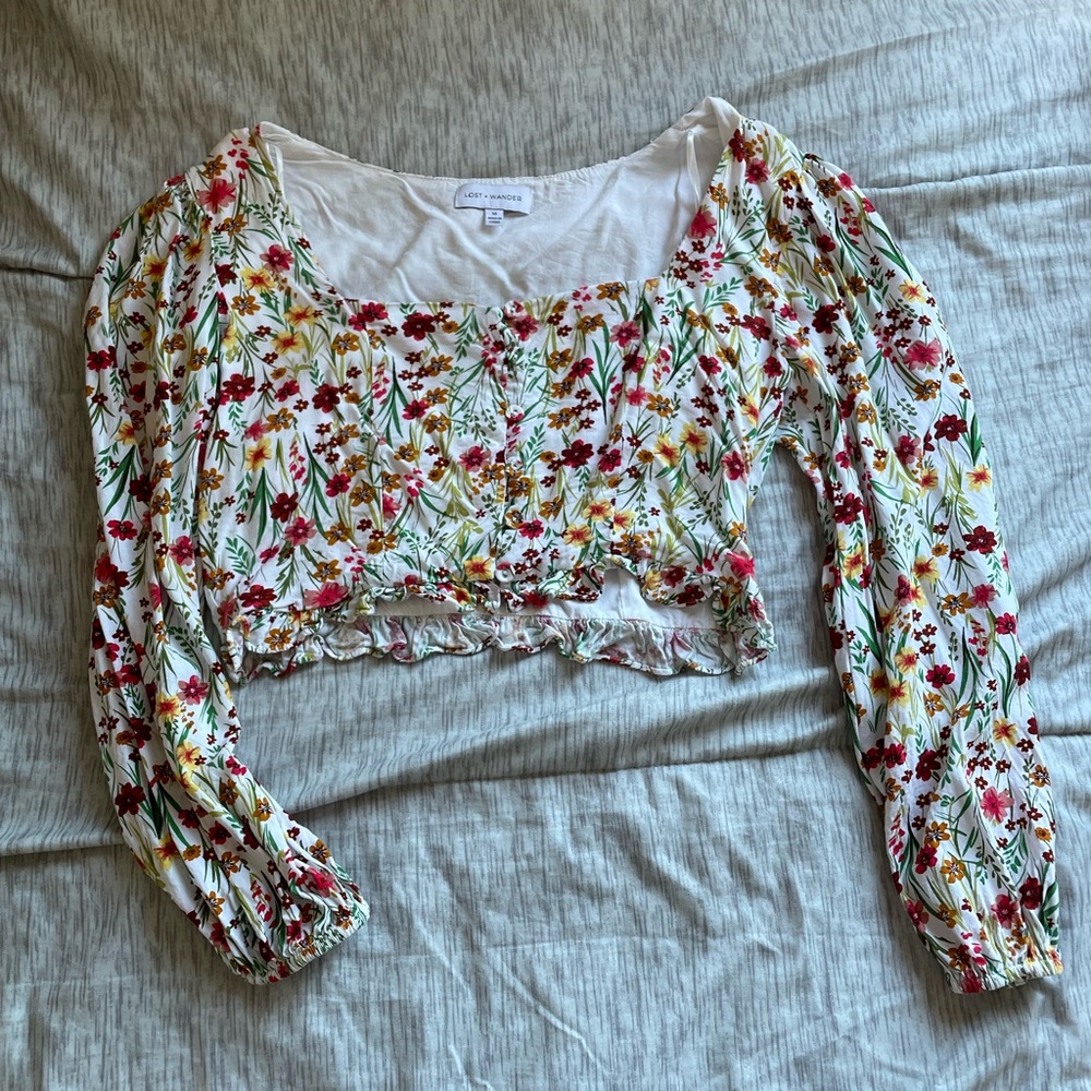Lost and wander dress crop top shirt